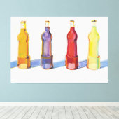 Wayne Thiebaud art style Canvas Afdruk (Insitu (Houten vloer))