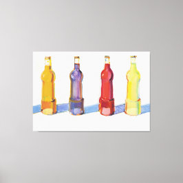 Wayne Thiebaud art style Canvas Afdruk