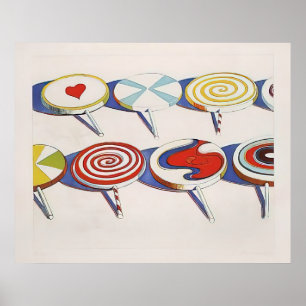 wayne thiebaud - grote zuigers 1971 poster