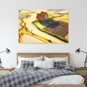 Wayne Thiebaud kunst Canvas Afdruk (Insitu (Slaapkamer))