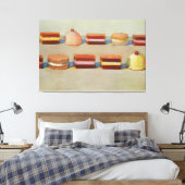 Wayne Thiebaud-kunst Canvas Afdruk (Insitu (Slaapkamer))
