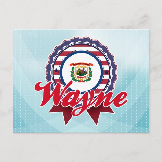 Wayne, WV Briefkaart (Voorkant)