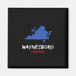 Waynesboro Virginia Va verfspatten vakantie aanden Magneet