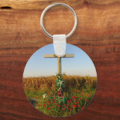 Wayside Crucifix, Roemenië Sleutelhanger (Voorkant)
