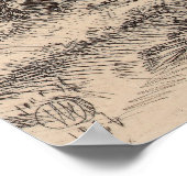 Wayside Inn Oaks in  lenteik Poster (Hoek)