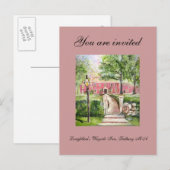 Wayside Inn - Uitnodiging van Longmeens Briefkaart (Voorkant / Achterkant)