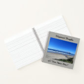 Wayward Thoughts, dagboek met foto van het uitzich Notitieboek (Binnen)