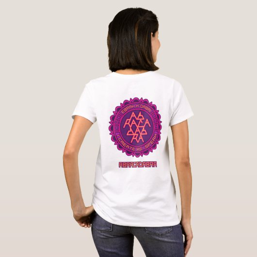 Wazamma Dames T-shirt "Abracadabra" 2 (Achterkant volledig)