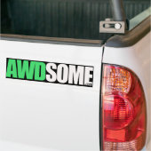 wazig Green Bumpersticker (Op Truck)