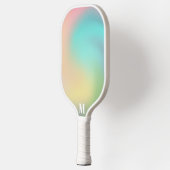 wazig kleurrijk modern monogram pickleball paddle (Links)
