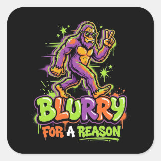 Wazig om een reden Bigfoot Graffiti Sticker