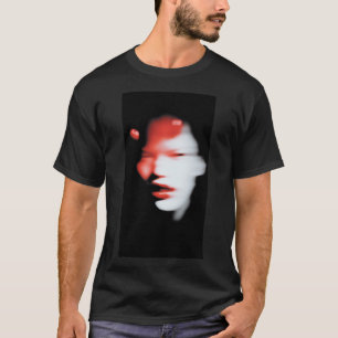 Wazige Aziatische meid T-shirt