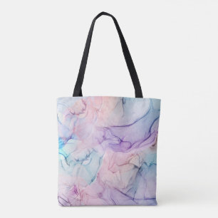 Wazige Ethische Pastel Waterverf Inkt Fantasie Gla Draagtas