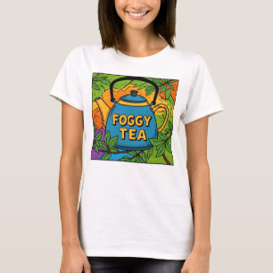Wazige Thee-shirt T-shirt