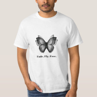 Wazige Vlinder – Abstracte Beweging Tee T-Shirt