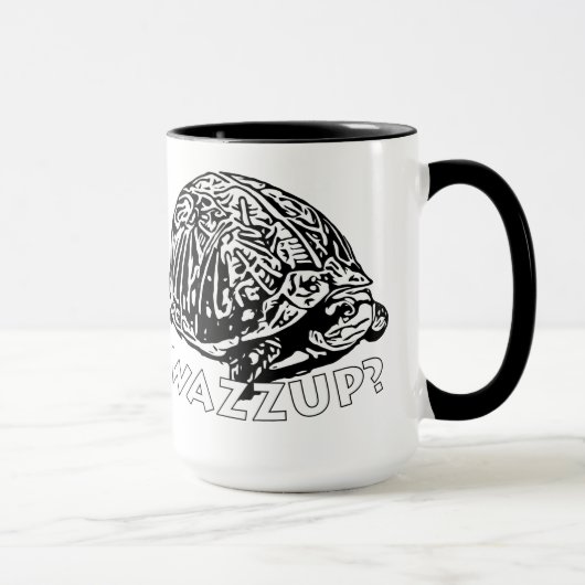 Wazzup - 15 oz Ringer Mug (Droite)