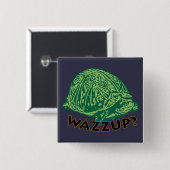 Wazzup - 2-inch Square Button (Voorkant /achterkant)
