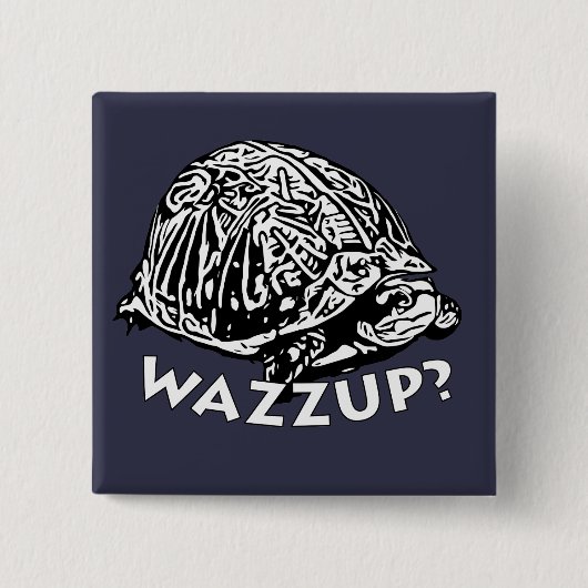 Wazzup - 2-inch Square Button (Voorkant)