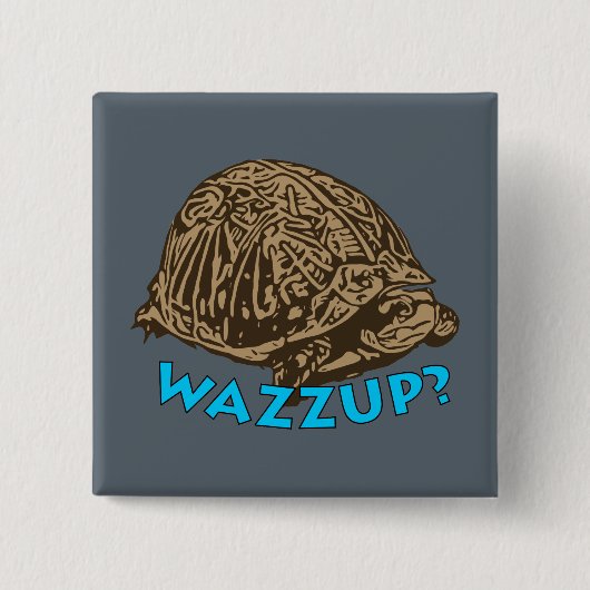 Wazzup - 2-inch Square Button (Voorkant)