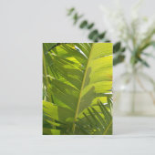 WC Banaanbladeren Briefkaart (Staand voorkant)