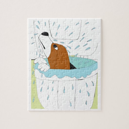 wc-hond legpuzzel (Verticaal)