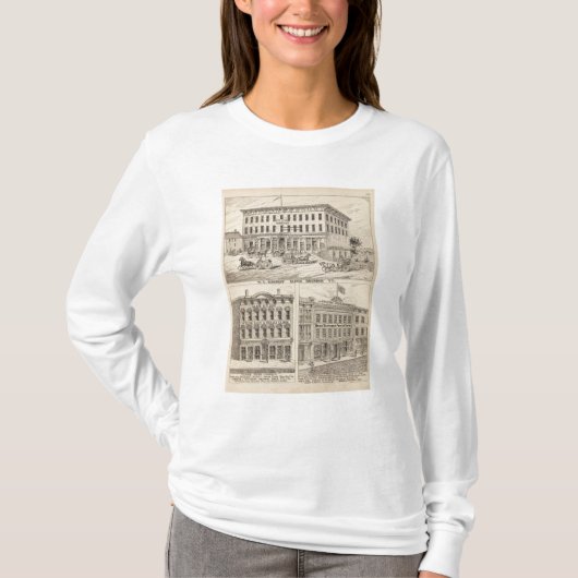 WC Simond's' Block in Brandon T-shirt (Voorkant)
