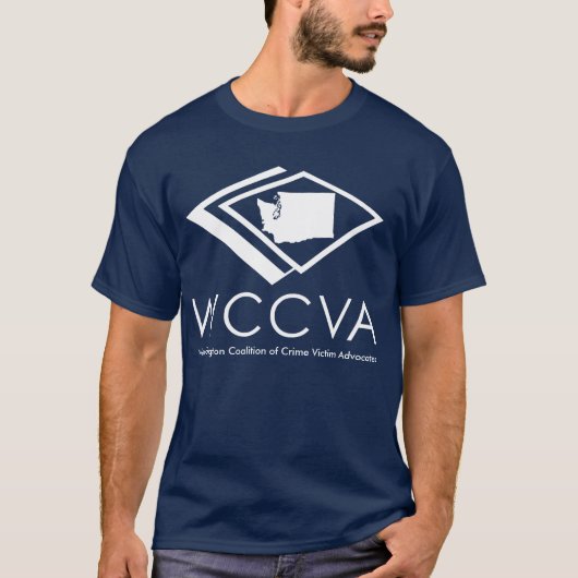 WCCVA Dark T-Shirt - Grote Logo met woorden (Voorkant)