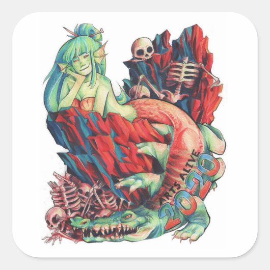 WCHS Arts Alive 2020 Sticker (Voorkant)