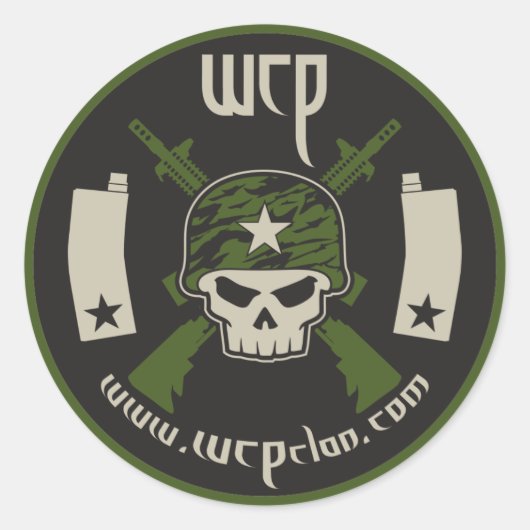 WCP magfed paintball sticker (Voorkant)