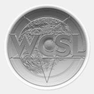 WCSL logo medaillon stickers