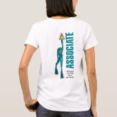 WDHOF Associate dames wit T-shirt (Achterkant)