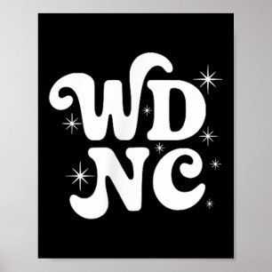 Wdnc We Do Not Care Club Cadeau Vrouwen Menopauze  Poster