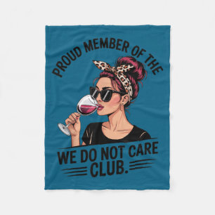 Wdnc - we doen er niet toe club Grafische Kunst Fleece Deken