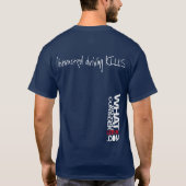WDYCL | "Verstoorde rijvaardigheid doodt" T-shirt (Achterkant)