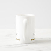 We 3 Kings - Art Deco-kerstmonogrammen Porselein Kop (Achterkant)