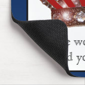 "We aanbidden de grond waarop je loopt!" Muismat (Hoek)