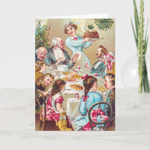 We All Wish You a Merry Christmas - Vintage Kaart
