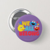 We allen Belong Stars Ronde Button 5,7 Cm (Voorkant /achterkant)