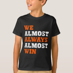 We Almost Always Almost Win Tee Co. Retro Voetbal T-shirt