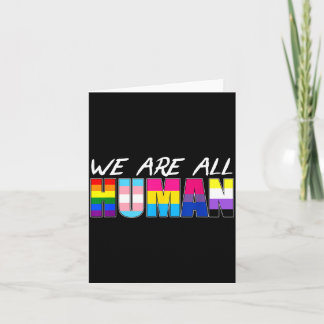 We Are All Human Lgbt Kaart