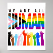 We are all human poster (Voorkant)