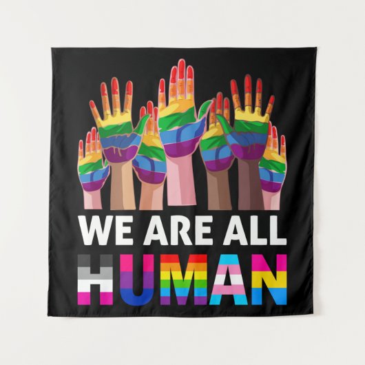 We are all humen wandkleed (Voorkant)