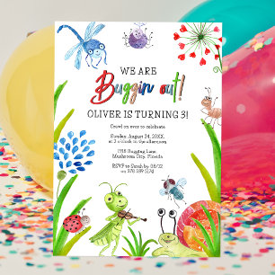 We Are Bugging Out Verjaardagsfeestje Kaart