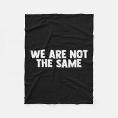 We Are Different Not Same Motivation Drive Wer  Fleece Deken (Voorkant)