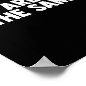 We Are Different Not Same Motivation Drive Wer  Poster (Hoek)