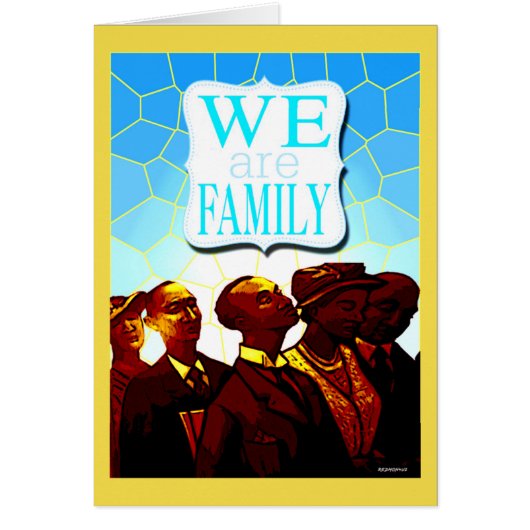 We Are Family - Uitnodigingen & Mededelingen (Voorkant)