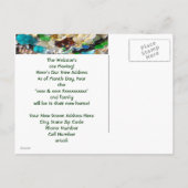 We are Moving! briefkaarten aankondigingen Nieuw A (Achterkant)