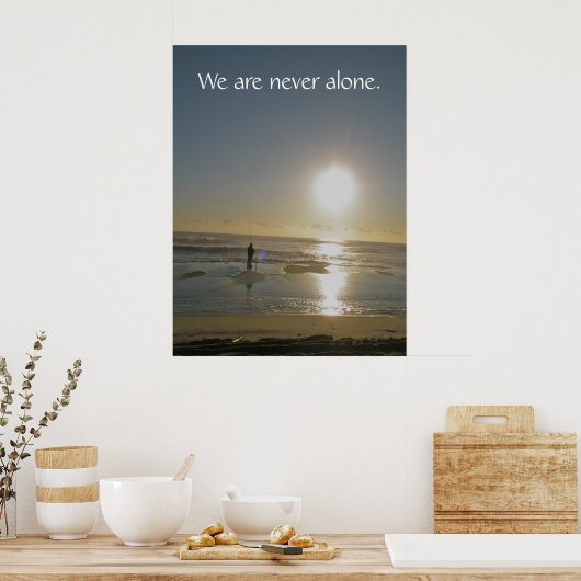 We are never alone. Poster (Cuisine)