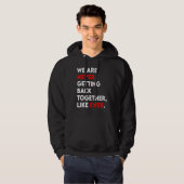 We Are Never Getting Back Together Like Ever Retro Hoodie (Voorkant volledig)