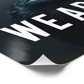 We Are Not Alone - Alien et Ovni Poster (Coin)